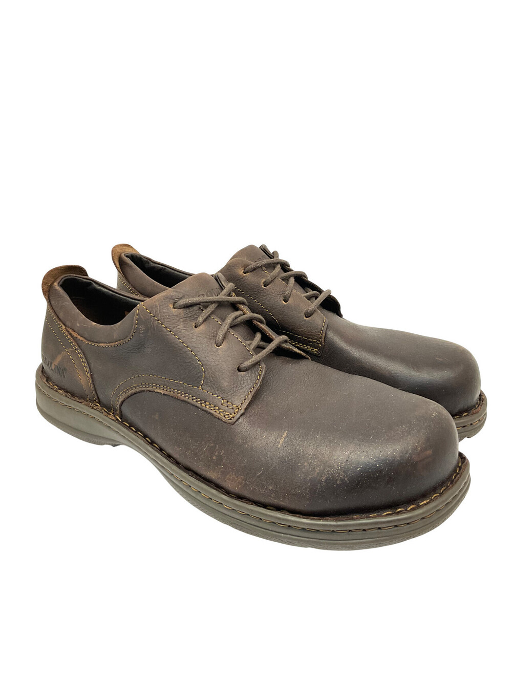 Carolina Men's Low-Cut Aluminum Toe Oxford Work Shoes CA5560 Brown Size 14D